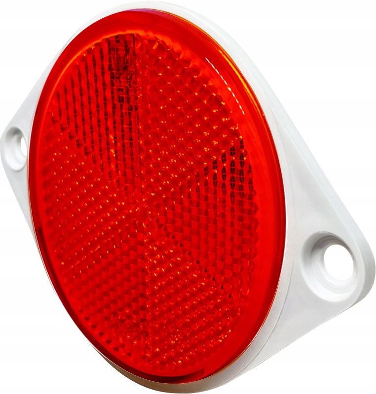 ODBLASK OKRĄGŁY NA OTWORY TYLNY CZERWONY UNIWERSALNY WAŚ