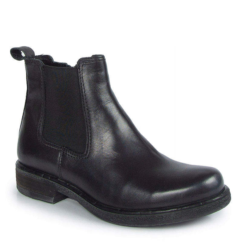 Simen 6315A Kotníkové Boty Kůže Lico Černé 37