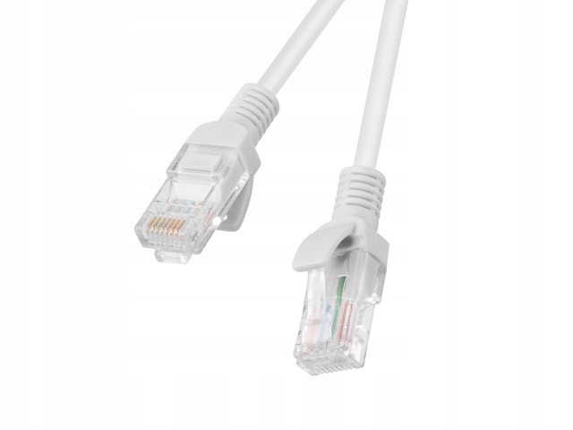 Lanberg Patchcord KAT.5E 1M Szary Fluke Passed Lanberg 10-PACK