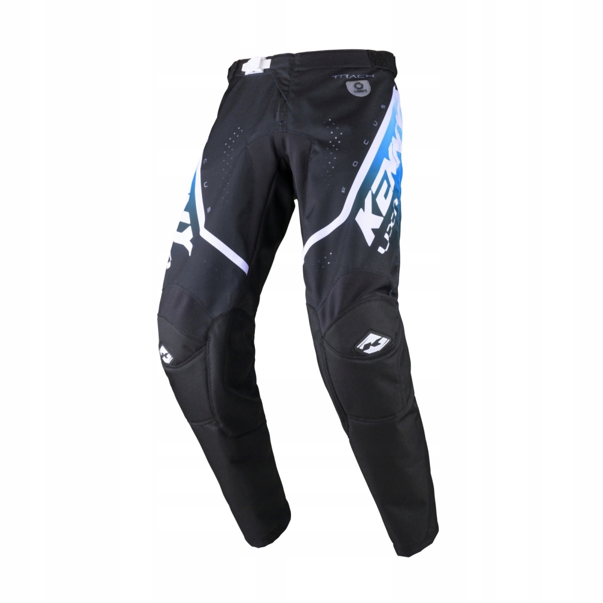 Kenny Racing Nohavice Cross/enduro Model Track Focus Black/white Farba Čiern