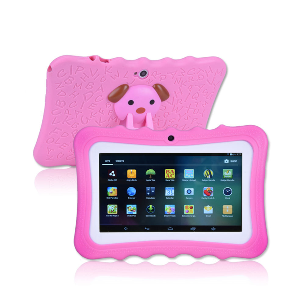 Tablet dla dzieci 7' gry edukacyjne różowy 1+8G