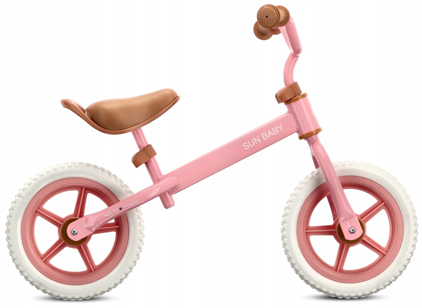 Rowerek biegowy 12 cali dla dzieci 2 lat 3 lat Lekki 2,5 kg Molto Strada