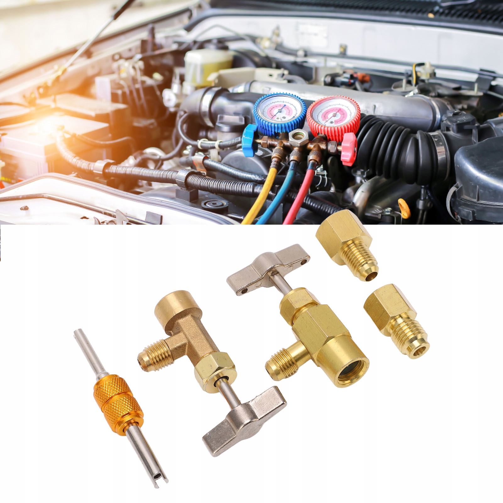 R134A Samouszczelniający się zawór kranowy Producent części Inny