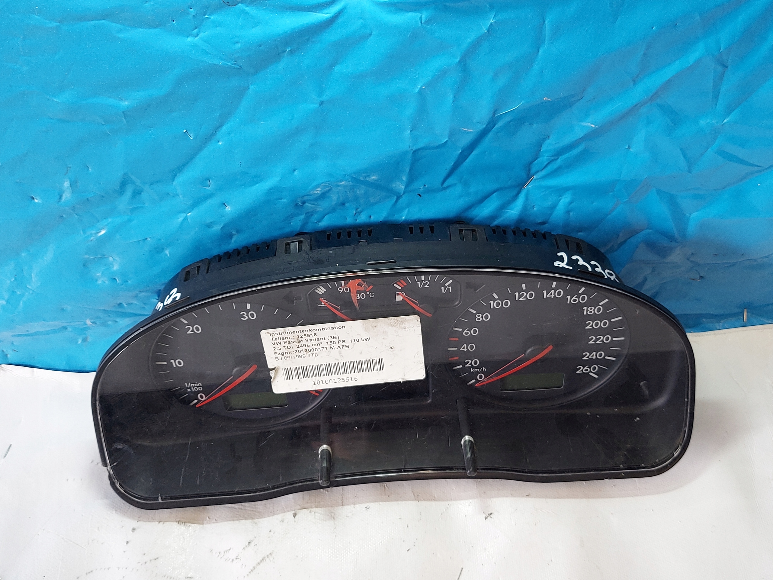 dials clock PASSAT 2.5 TDI 3B0920822A