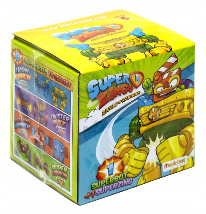 SUPER ZINGS SERIA 3 FIGURKA I ROBOT SUPERBOT EAN (GTIN) 8431618007914