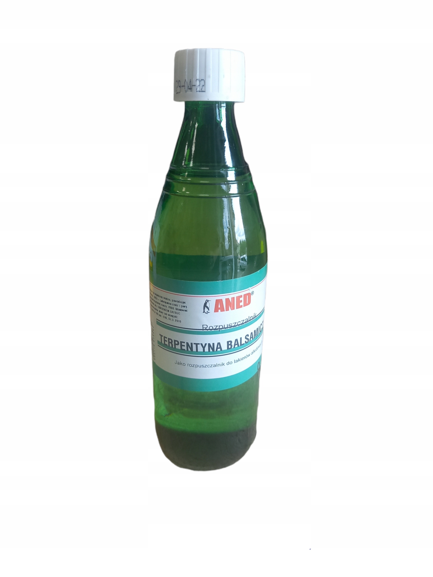 Terpentyna balsamiczna 0,5l Aned Najczystszy. Jakość