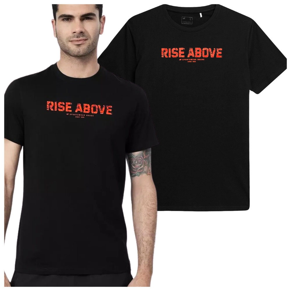 

4F T-shirt Koszulka Bawełna 100% TTSHM488 XL
