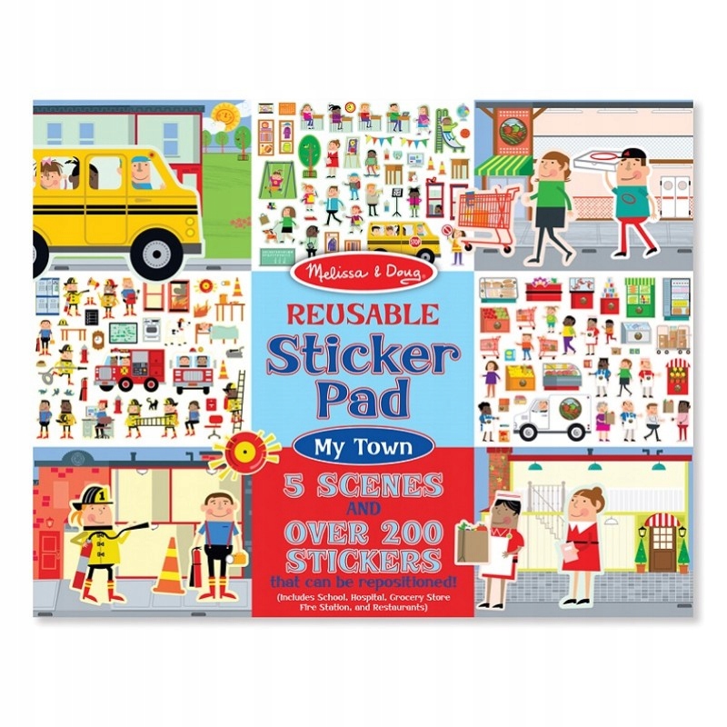 MELISSA & DOUG NAKLEJKI MIASTECZKO 19114