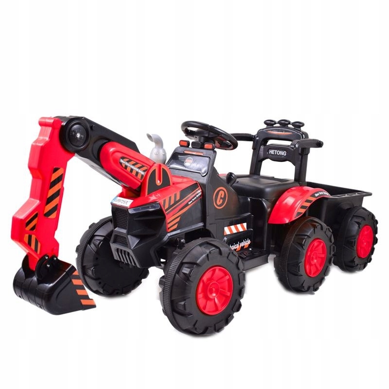 TRAKTOR, KOPARKA NA AKUMULATOR+PRZYCZEPA,PILOT /HT9158 Marka inna