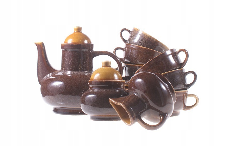 SERWIS DO HERBATY NEFRYT PORCELIT MIROSTOWICE L.60