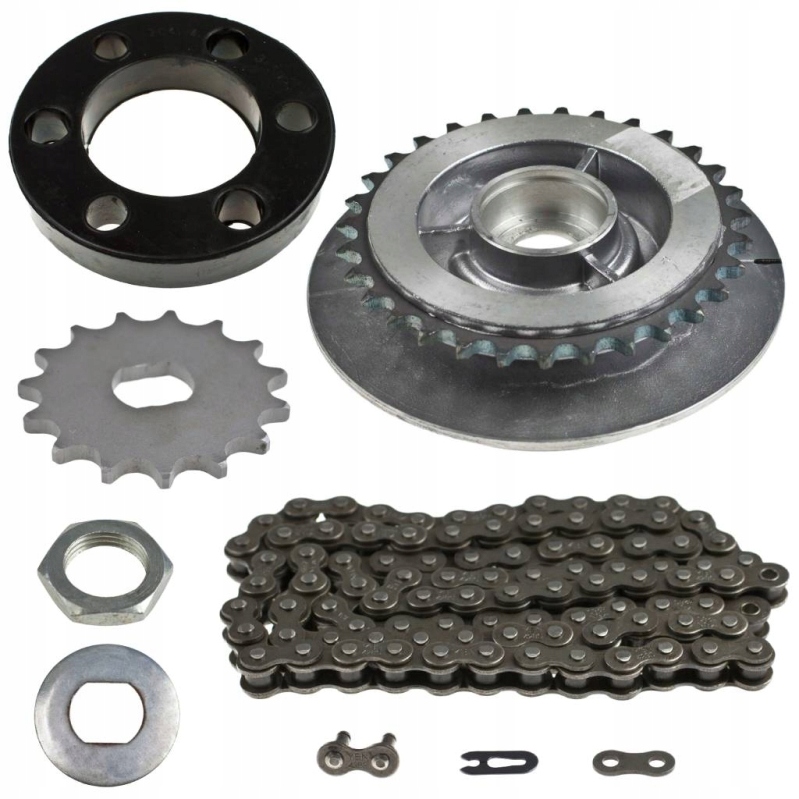 Pohon Veľká sada Simson SR50 Skúter Almot ozubené kolesá unášač 6 dielov Hq
