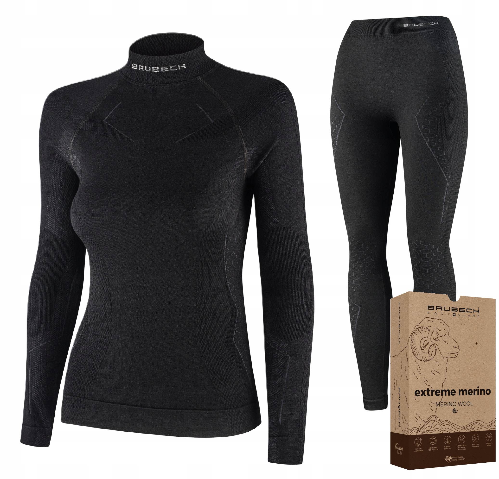Termiczna Termoaktywna Damska Odzież Turystyczna Górska Brubeck Extreme -s