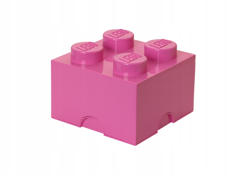 Lego 40031739 Zásobník na stavebnice 2x2 růžový