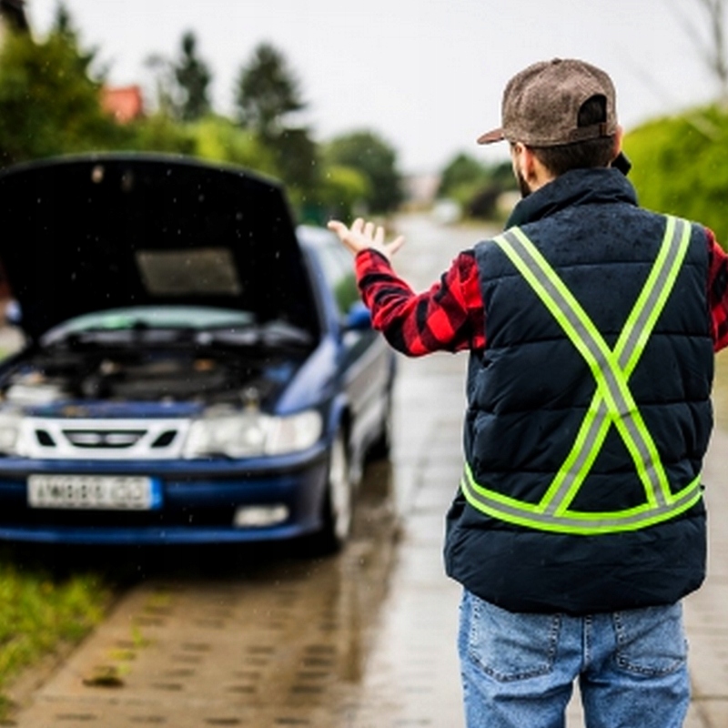 SZELKI ODBLASKOWE REGULOWANE KAMIZELKA OSTRZEGAWCZA DROGOWA NA SPACER MOTOR Stan opakowania oryginalne