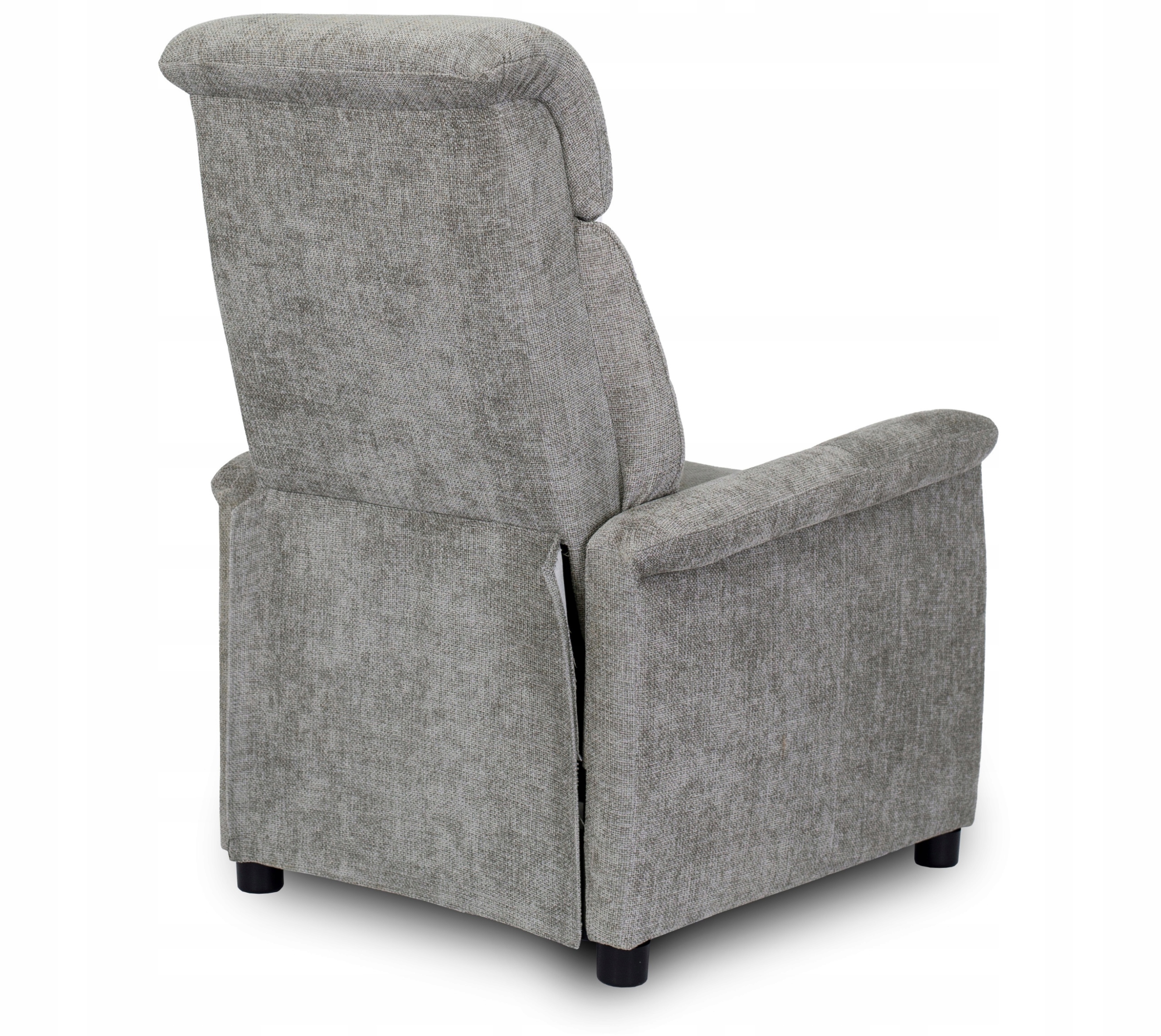 Fotel Rozkładany Wypoczynkowy Wygodny Do Salonu Do Spania Szary NORDI Kolor korpusu czarny