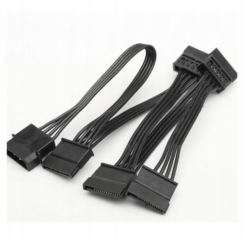 

Rozdzielacz Kabel Zasilający Molex na 5x Sata