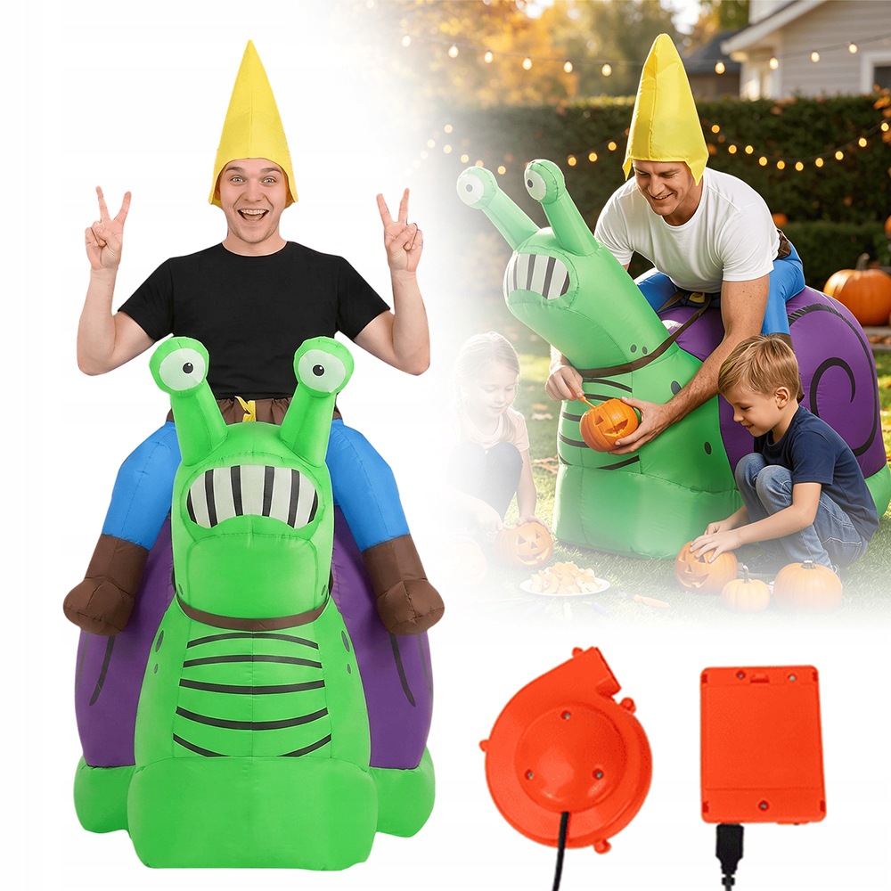 Kostým Nafukovací Kalhoty Na Halloween Hlemýžď Zábavné Převleky