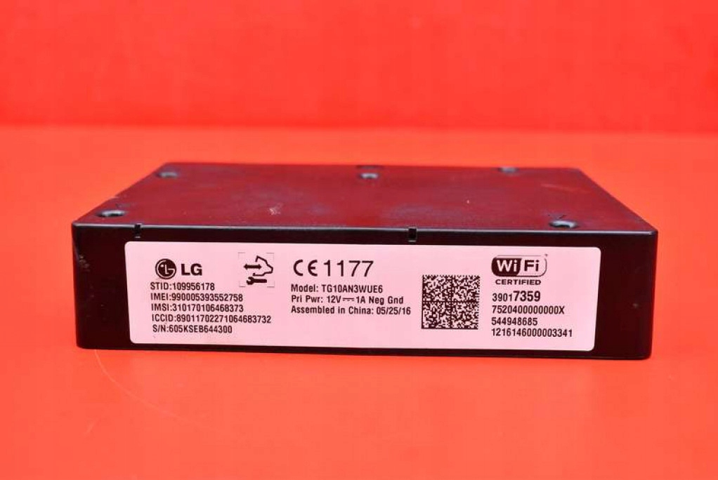 control unit module WI-FI 39017359 OPEL MOKKA A 12-15