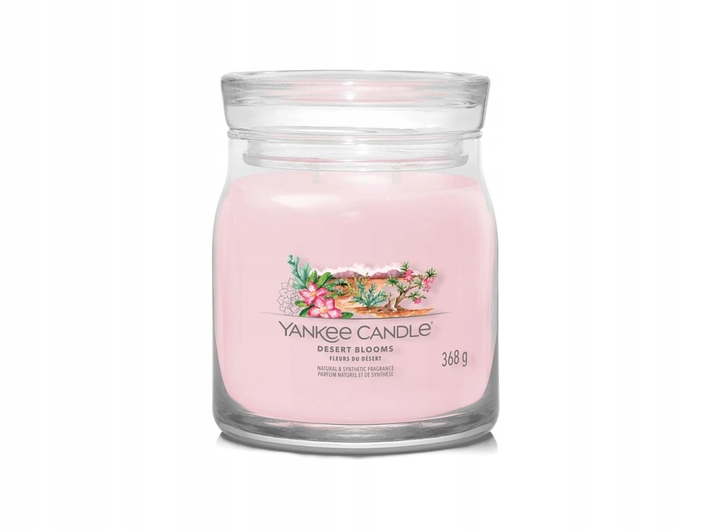 Yankee Candle vonná svíčka Signature ve skle střední Desert Blooms 368g