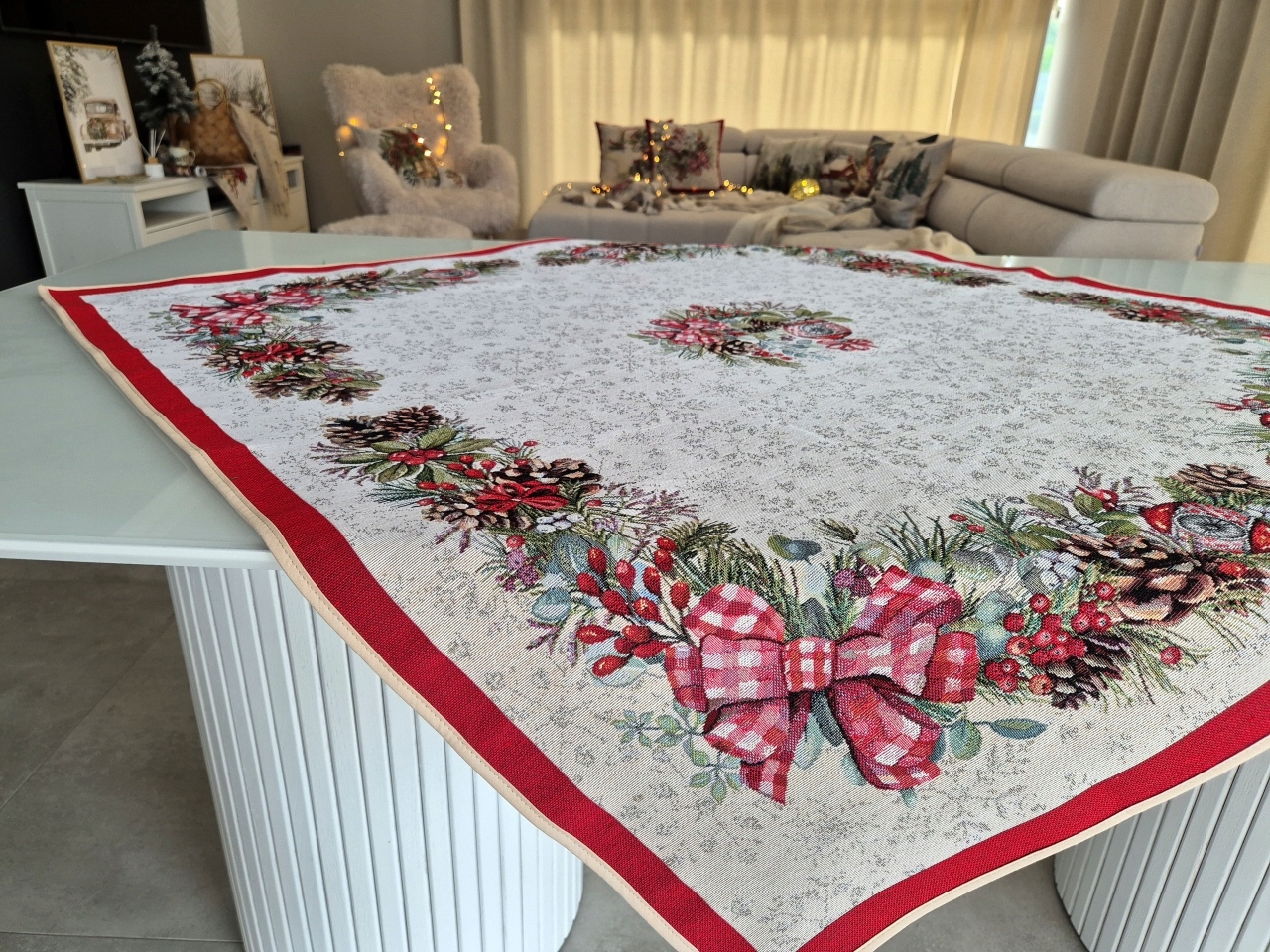 Vánoční ubrus 100x100 cm 1320