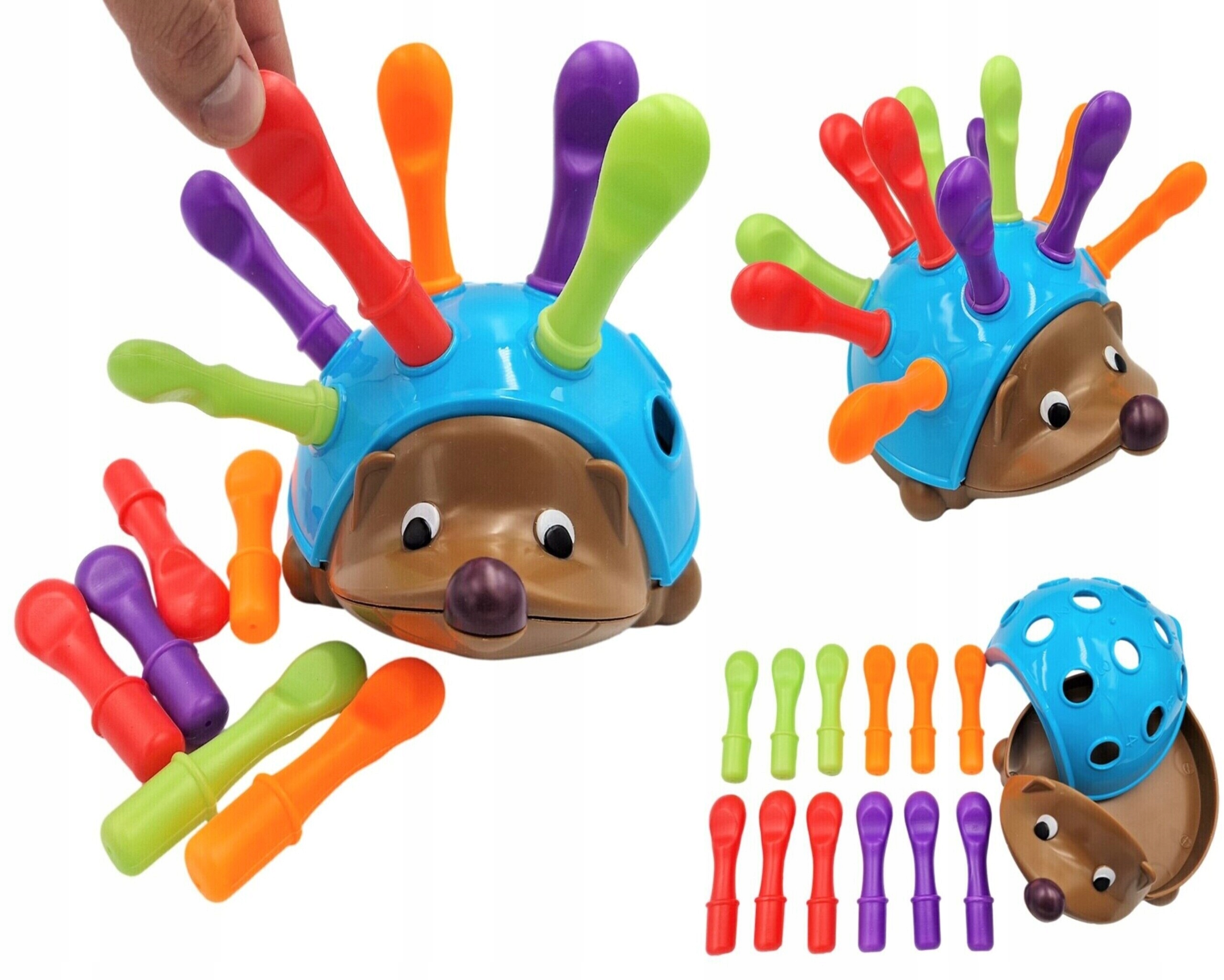 JEŻ ZABAWKA EDUKACYJNA SORTER MONTESSORI UKŁADANKA