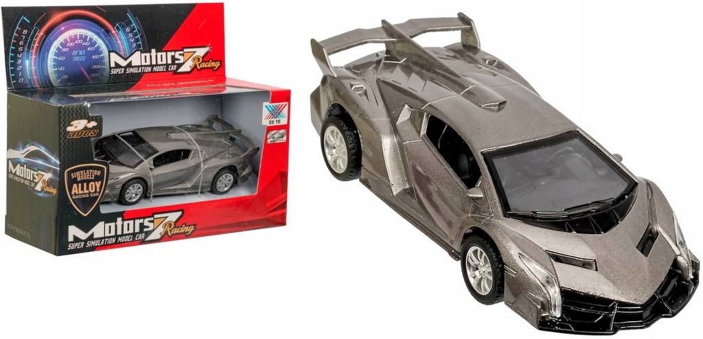 AUTO METAL SPORTOWE MOTORS Racing Napęd Pull Back