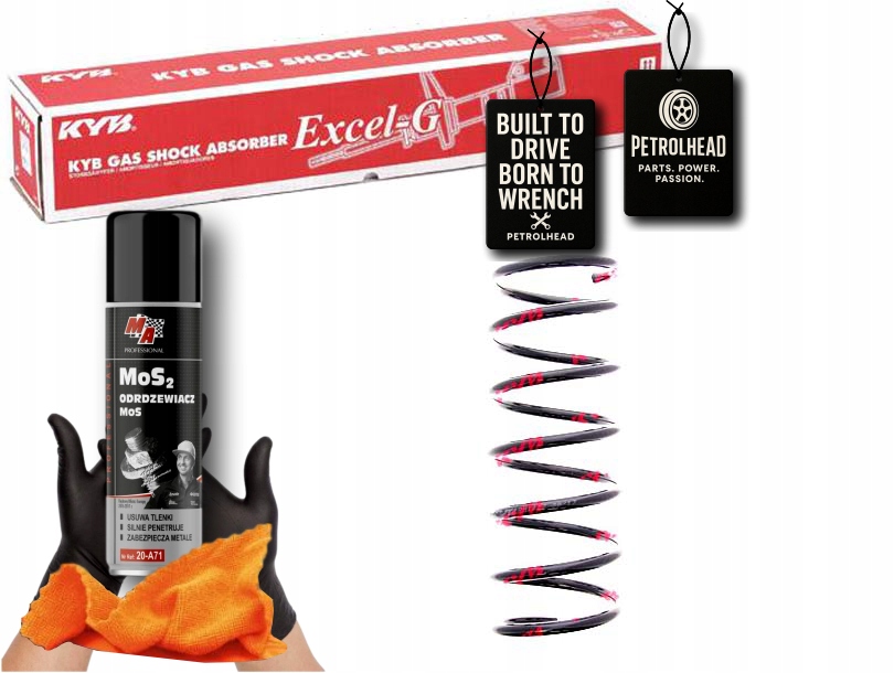 Pružina Zavěšení Přední L/p Audi A4 B5 A6 C5 Skoda #Petrolhead Pro+ Kit1