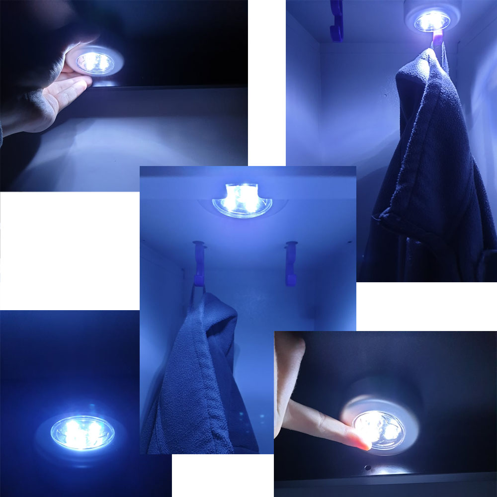 LAMPKA LED MAŁA NA BATERIE PRZYKLEJANA DOTYKOWA Marka Aptel