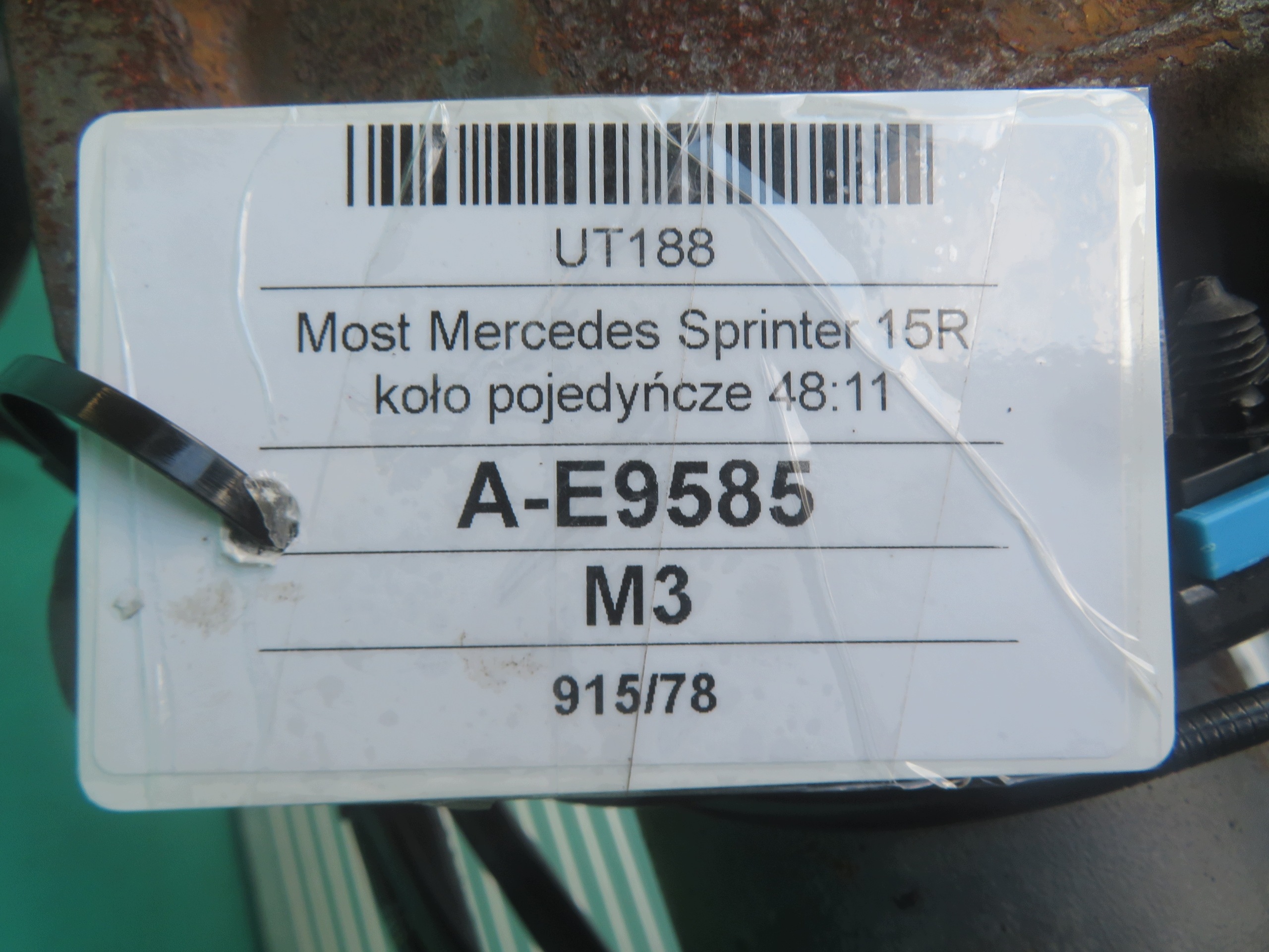 MERCEDES SPRINTER VW CRAFTER 15R differential diff 48:11