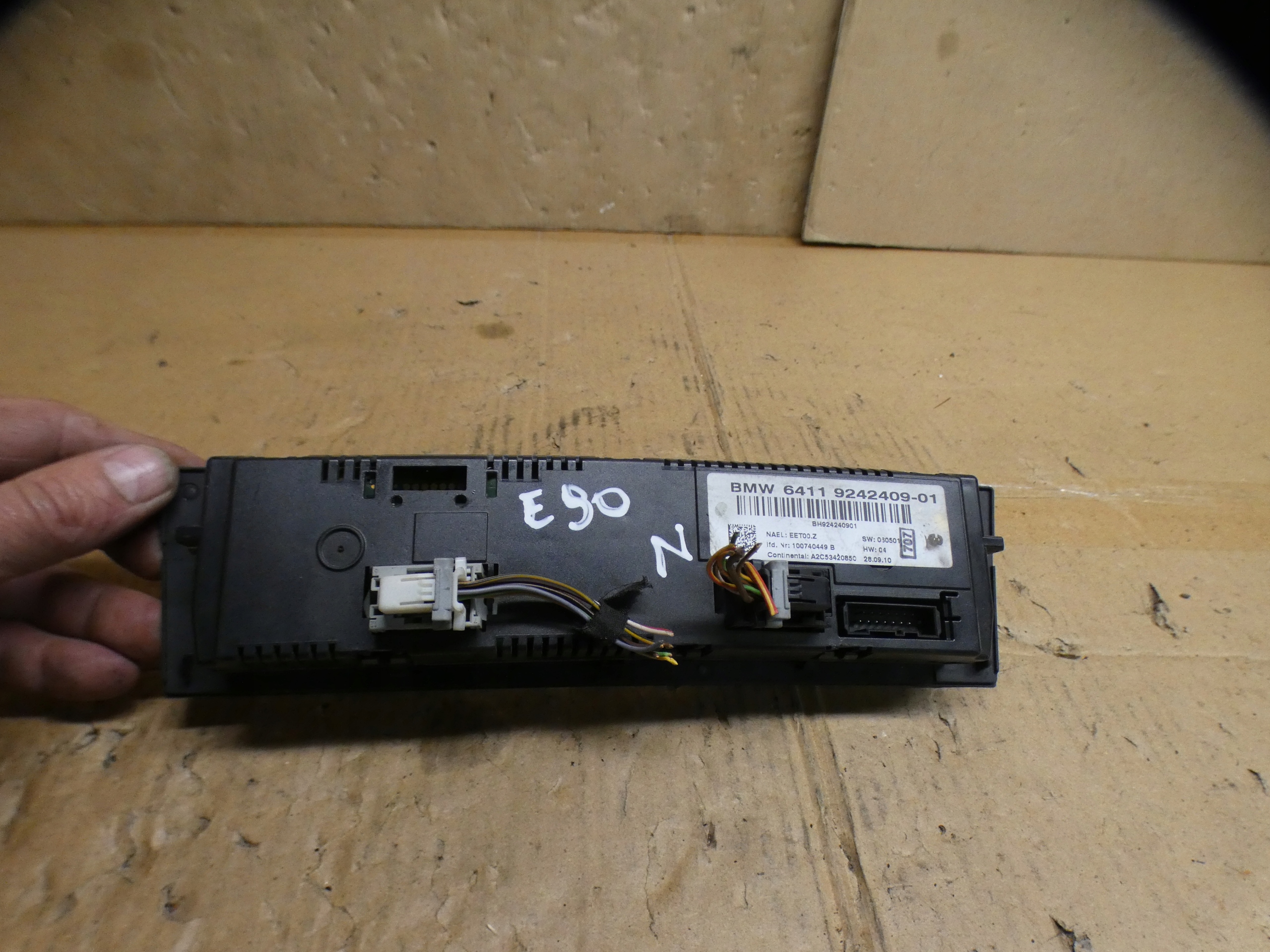 BMW 1 E87 vezérlö panel a klímának 64119242409