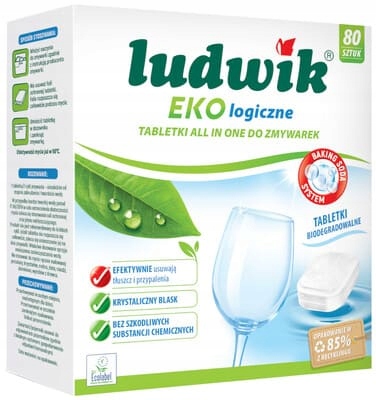 Levně Ludwik Ekologické Tablety Do Myčky All In One 80 Kusů