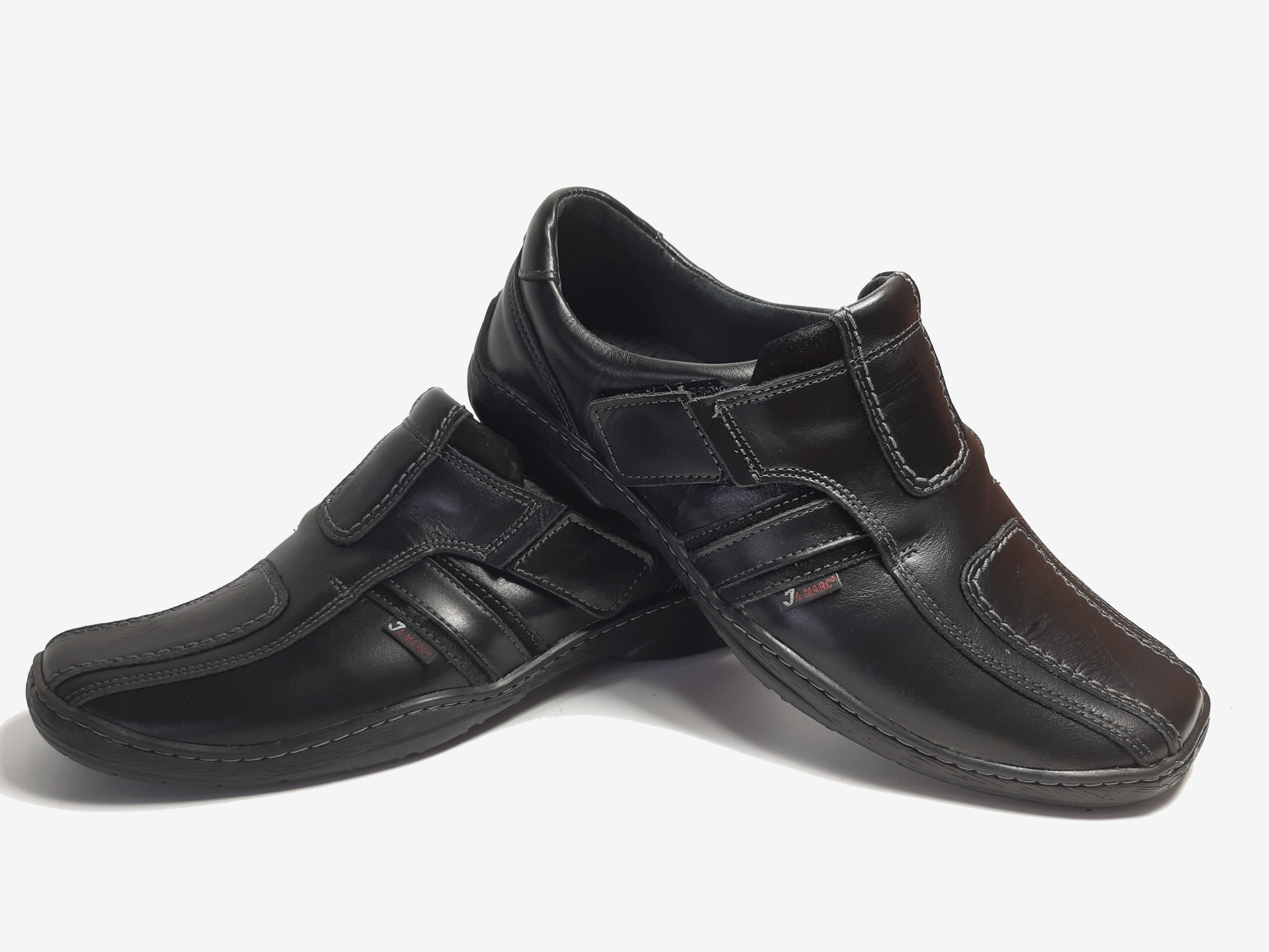 Ja-marc 985 pánské polobotky Polské černé 47 Kůže