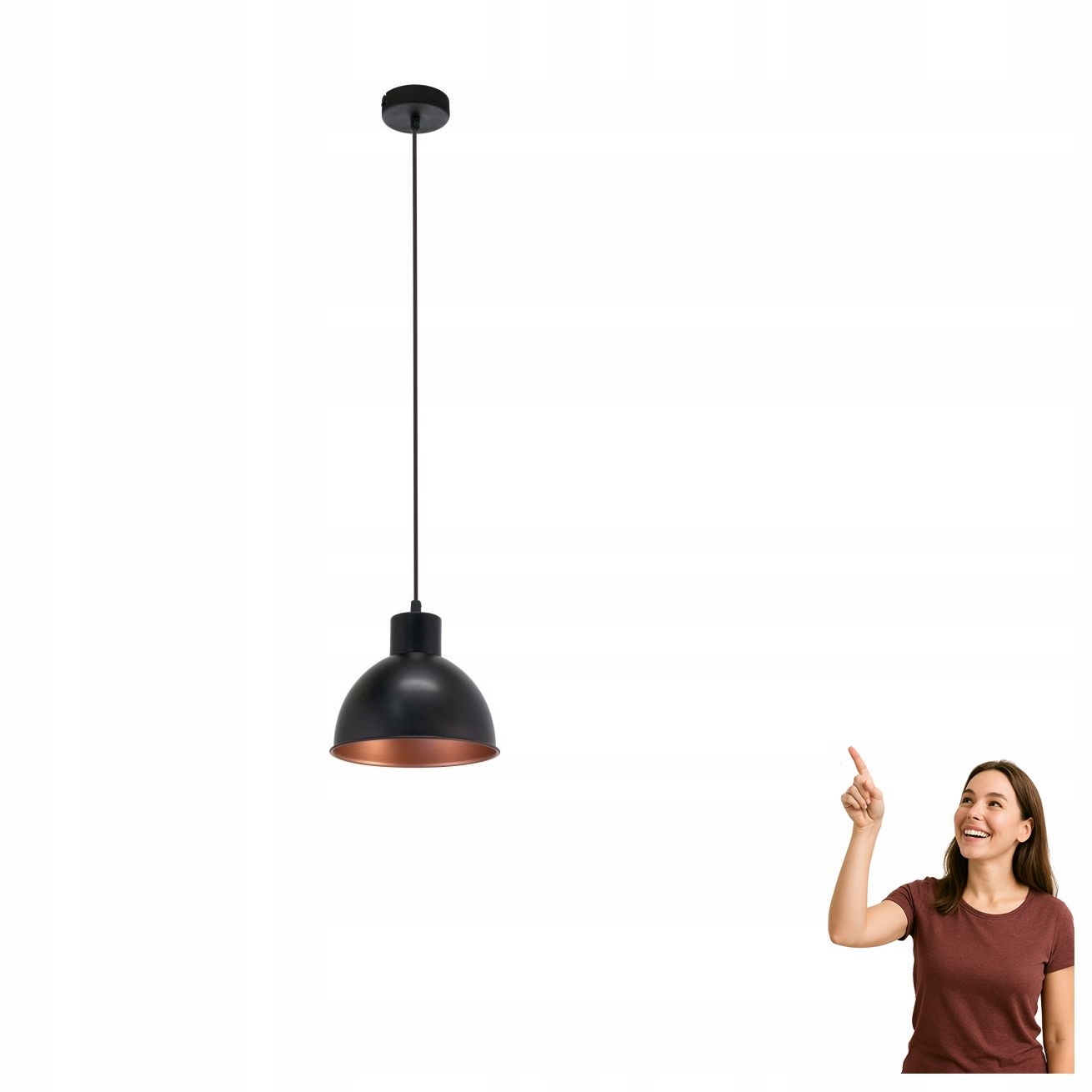 Závěsná lampa Truro 1 49238 Eglo