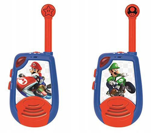 LEXIBOOK TW25NI SUPER BROTHERS NINTENDO MARIO KART-DIGITAL WALKIE-TALKIES F