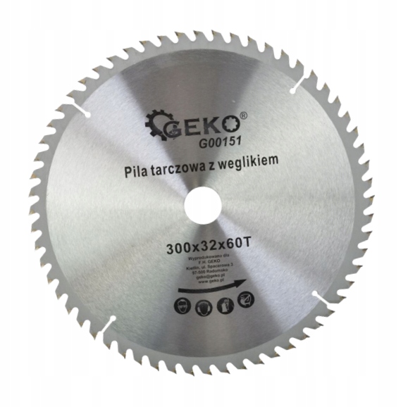 

Tarcza Widiowa Do Drewna Piła Tarczowa 300X32X60T