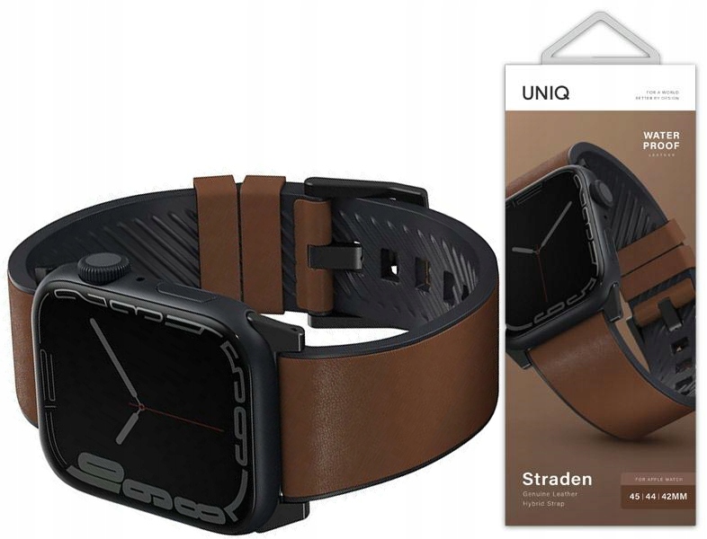 

Uniq Pasek Skórzany do Apple Watch 4/5/6/SE 44mm