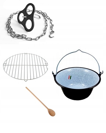 Turistická Trojnožka Survival Grill kotlík 3 l na guláš táborák bogracz