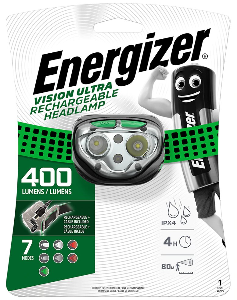 

Latarka Energizer Ultra Rechargeable 400 Lumenów