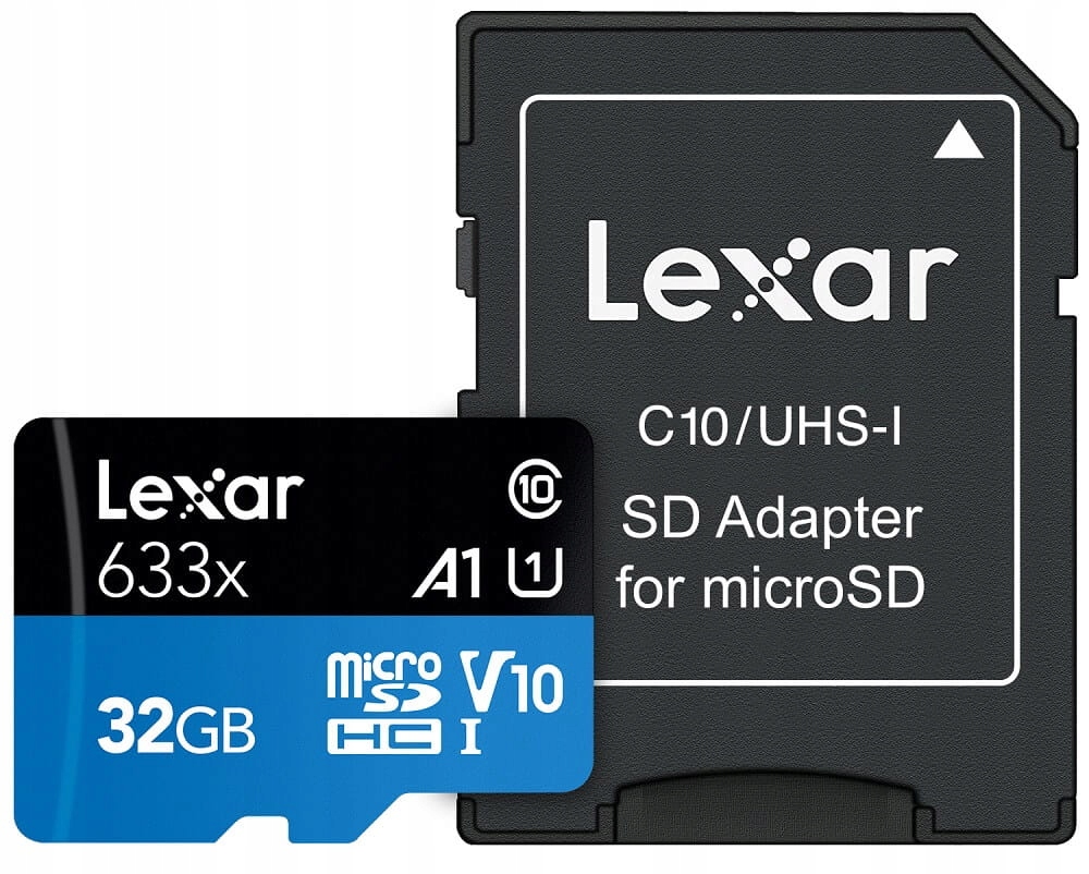 Lexar High-Performance Karta Pamięci 32GB micro SDHC do 100MB/s SD Adapter