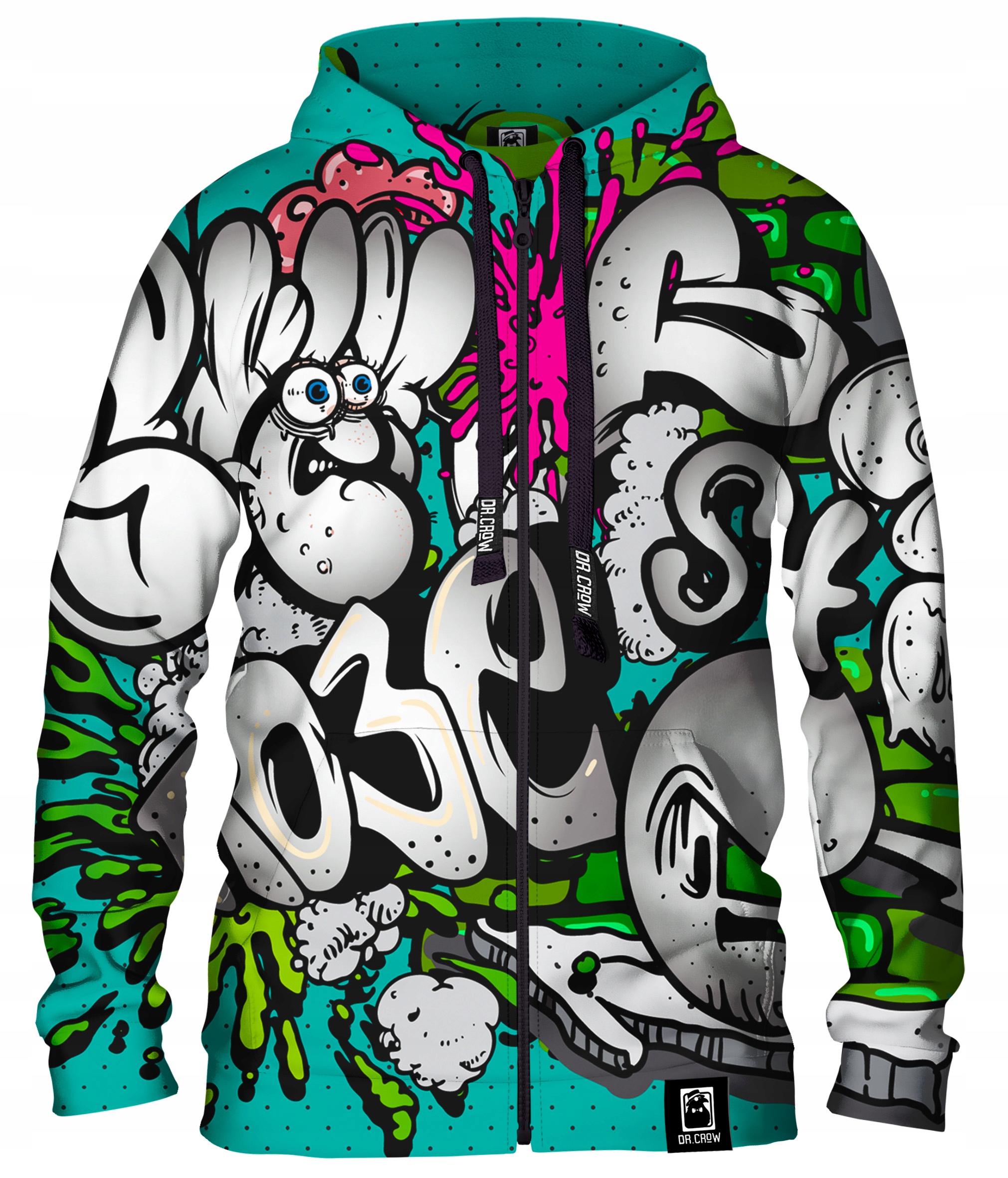 

Męska Bluza Rozpinana Fullprint Dr.crow Graff 2XL