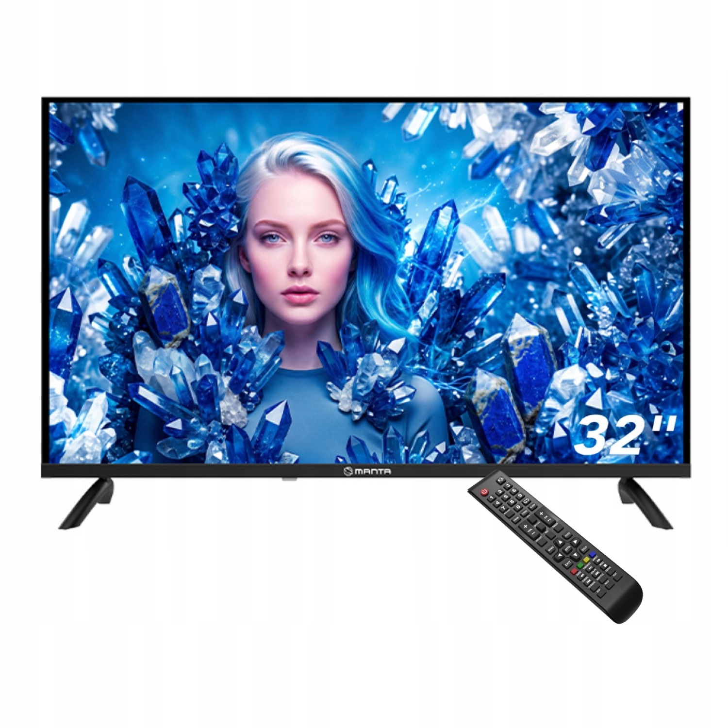 Telewizor 32 cale Manta Tv Led Hd Tuner S2 DVBT2 HEVC/265 Usb Arc Hdmi CI+