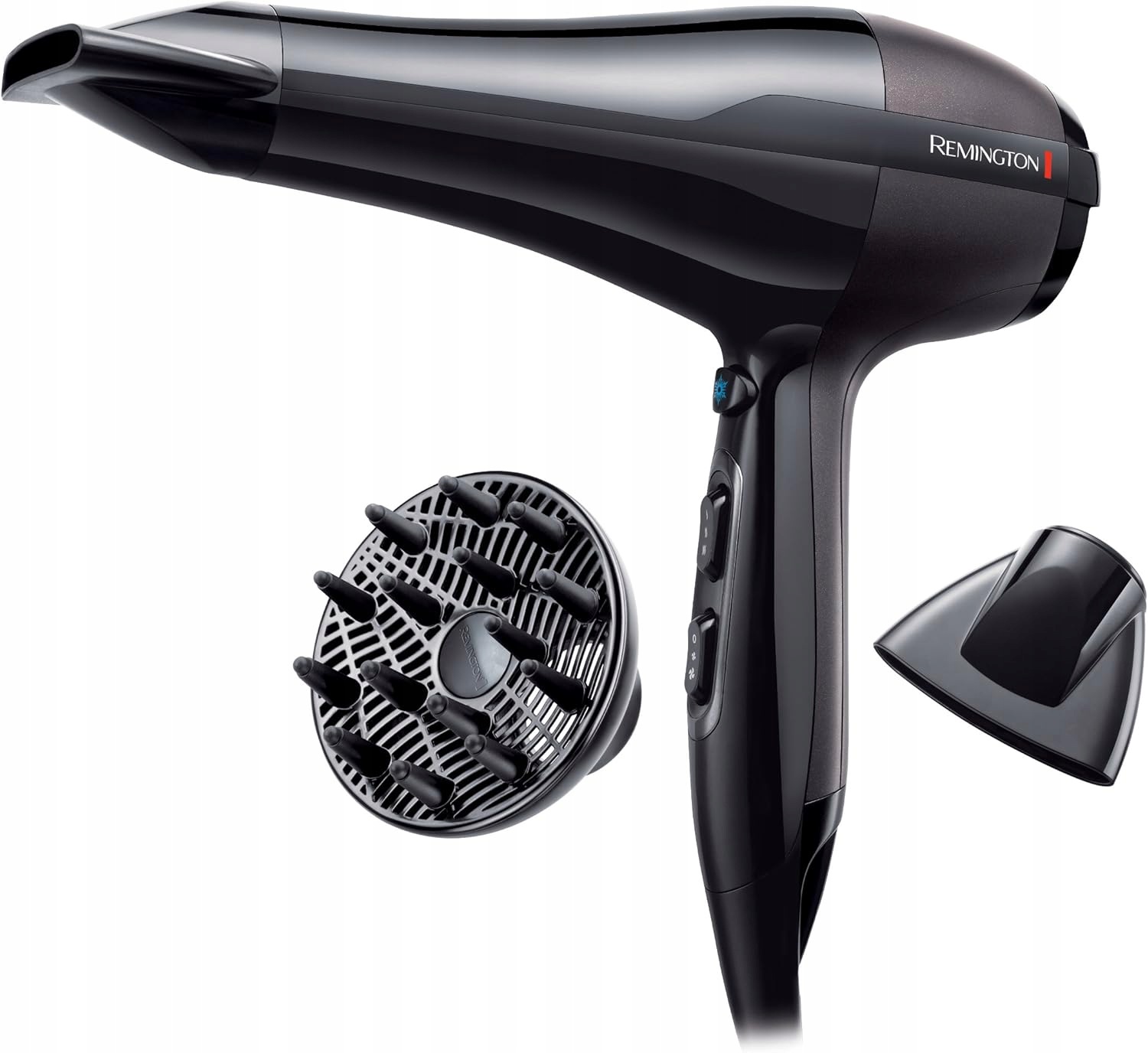 Vysoušeč vlasů Remington AC5999 2300W ionizace difuzér přívod vzduchu 130 km/h