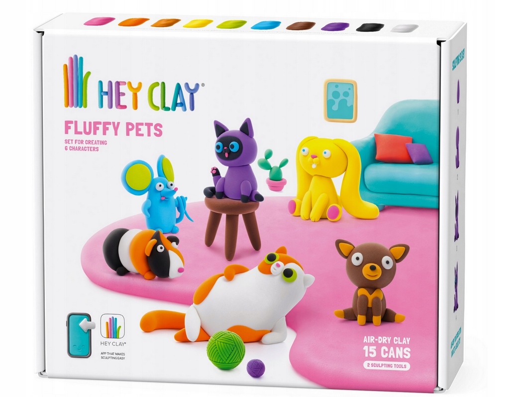 HEY CLAY PUCHATE ZWIERZAKI + AKCESORIA 15023