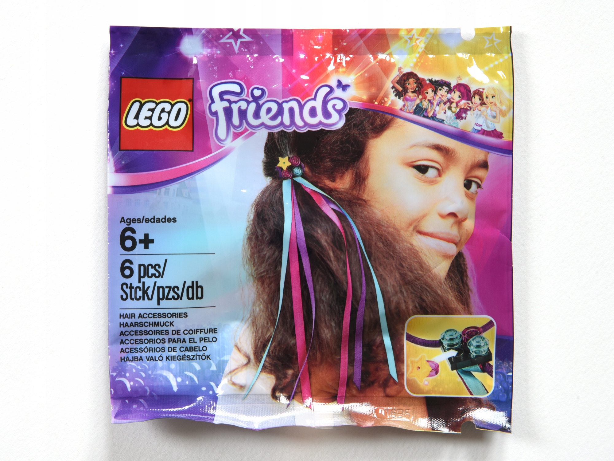 Lego Friends 5002930 Ozdoba do Włosów Gumka Ozdób Ją Sama Klockami