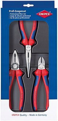 Knipex kleště sada 002011 kombi špičaté boční štípací 160mm