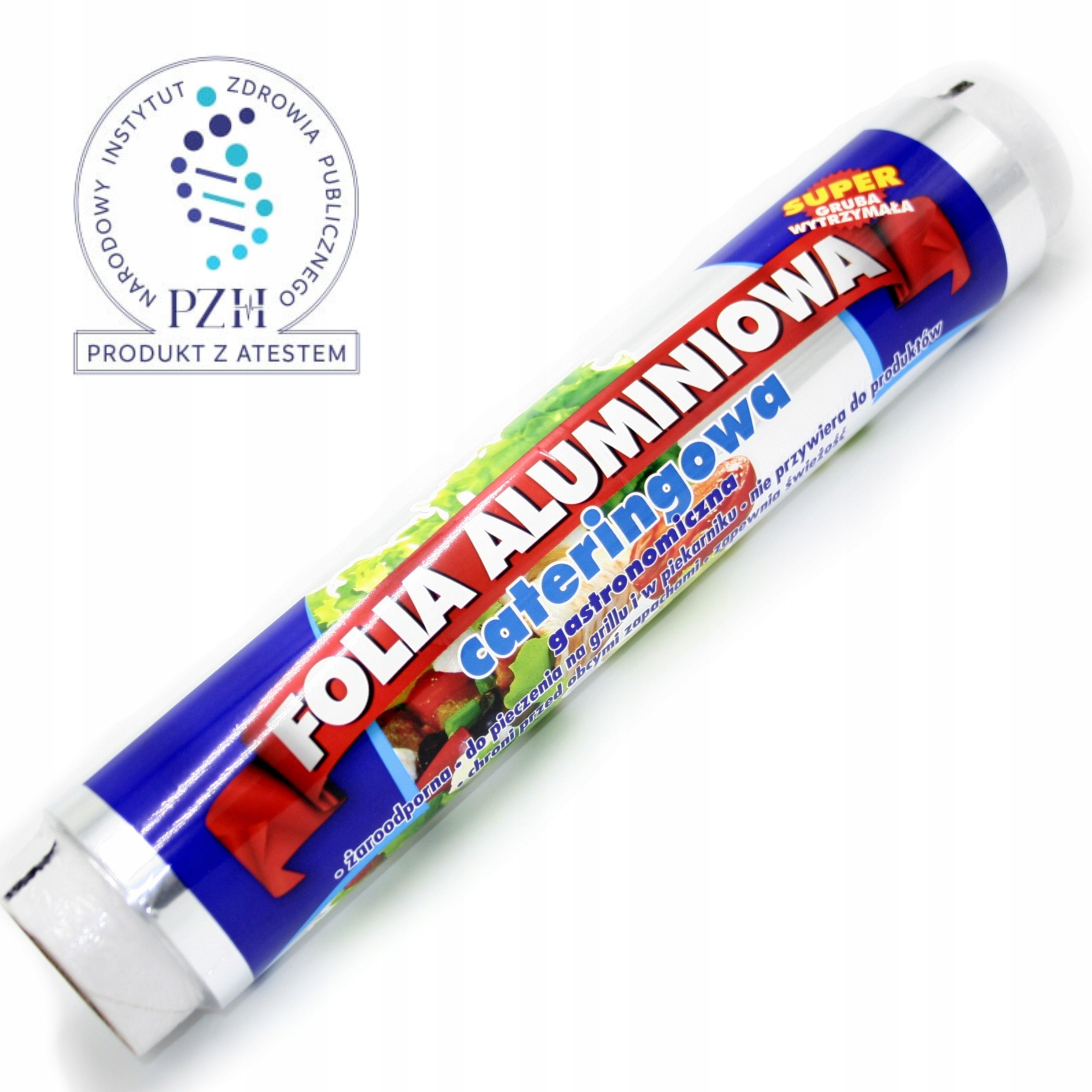 FOLIA ALUMINIOWA SPOŻYWCZA GRUBA GASTRONOMICZNA Grubość 12,5 mikronów