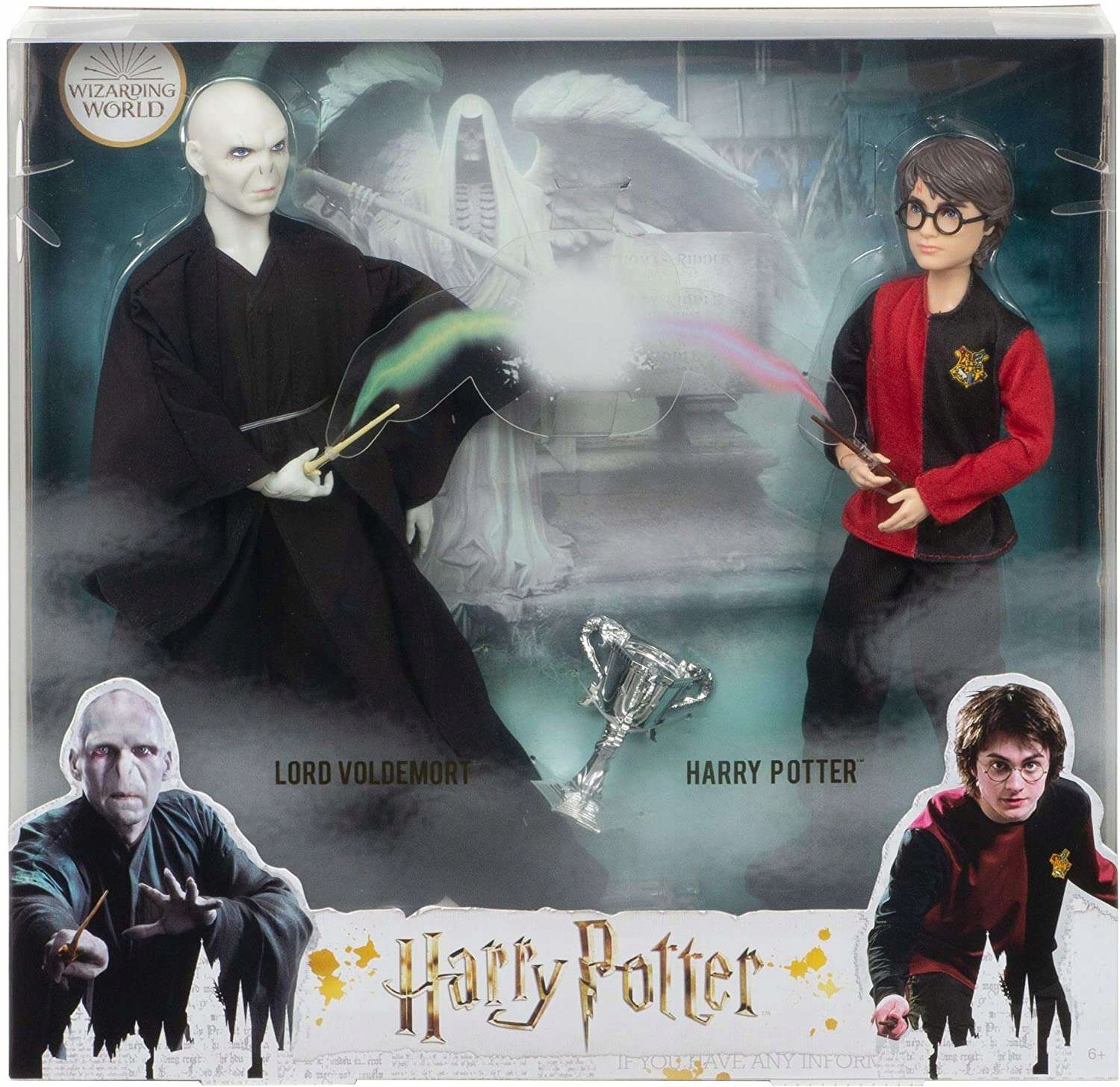 HARRY POTTER + VOLDEMORT FIGURKI LALKI ZESTAW MATTEL Marka Mattel