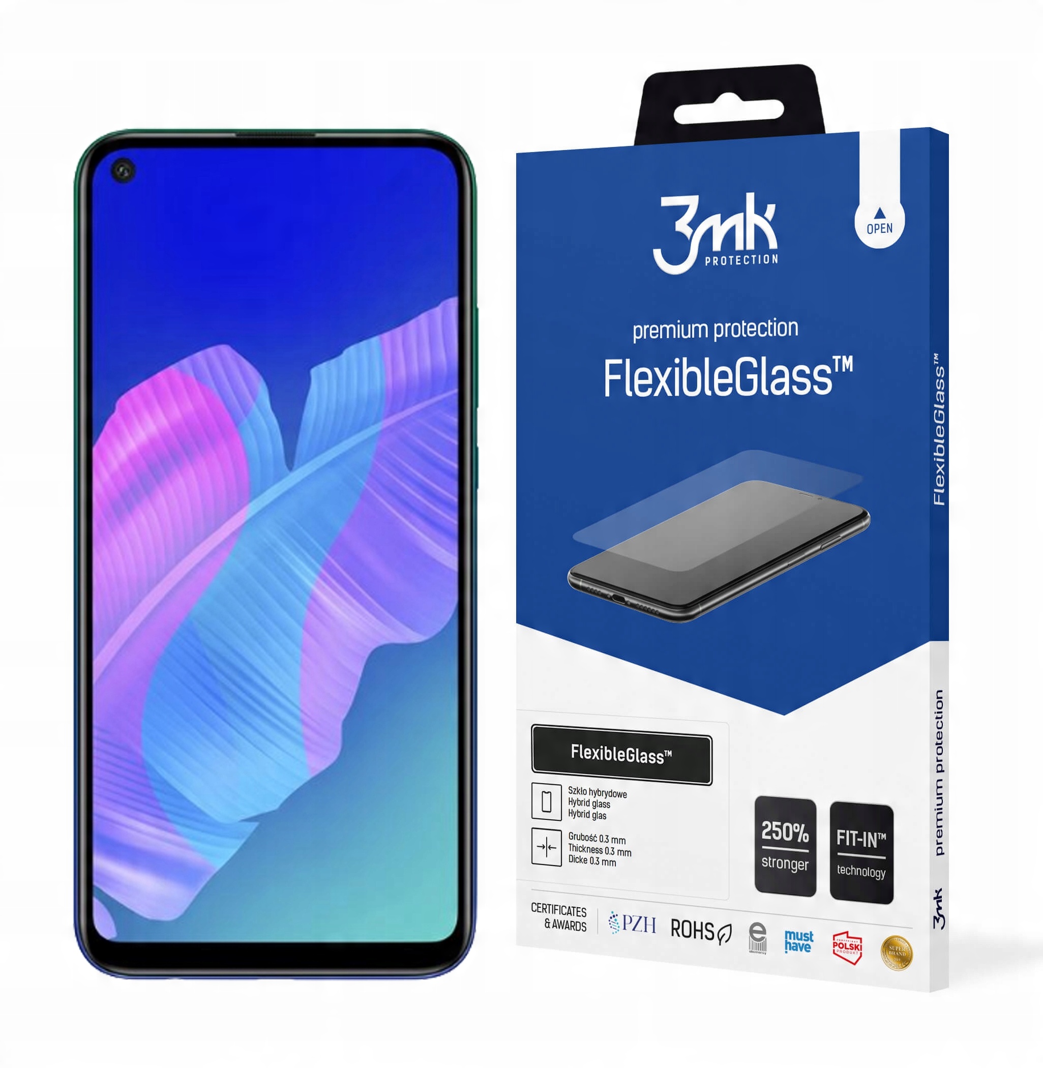 

3MK Szkło FlexibleGlass do Huawei P40 Lite E