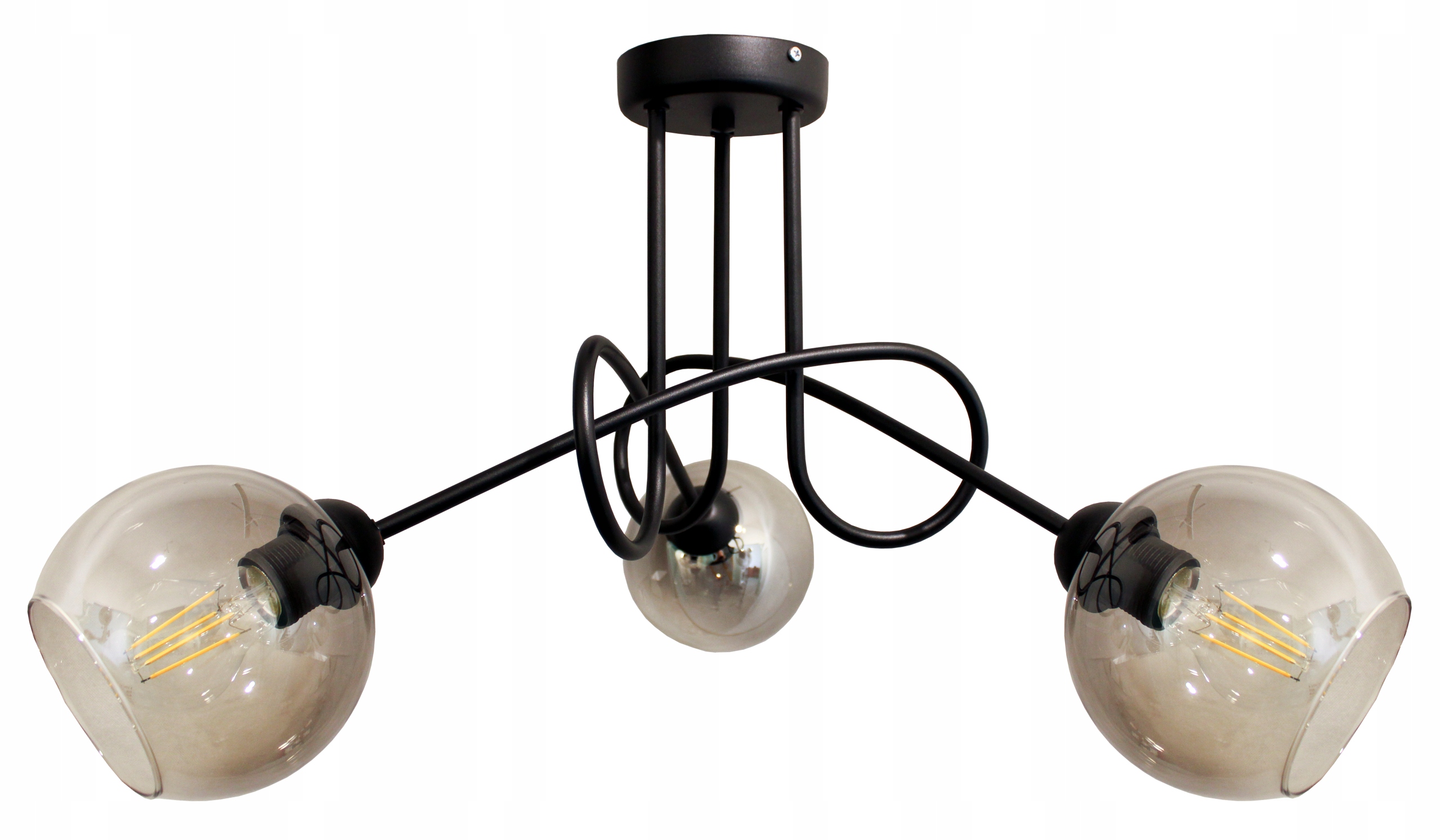 Lampa sufitowa żyrandol plafon Edison lampy sufitowe do salonu loft klosze