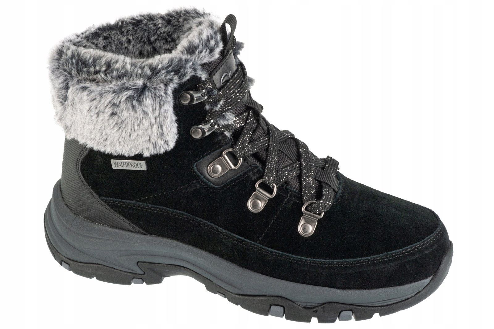 Skechers Trego Snow Worries [37] Dámské semišové trapery černé